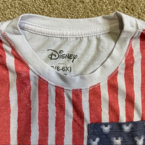 Disney USA Shirt Size 6 - Picture 4 of 4